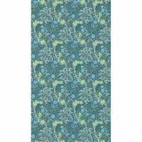 Morris Seaweed Wallpaper - Cobalt/Thyme