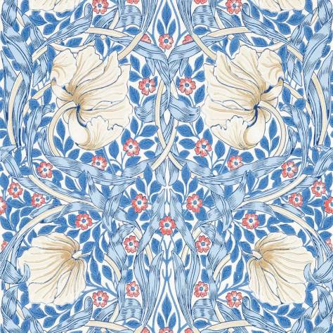 William Morris & Co Simply Morris Wallpapers Pimpernel Wallpaper - Woad - MSIM217062