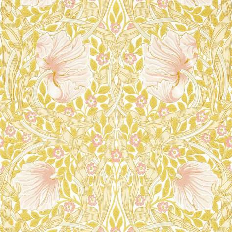 William Morris & Co Simply Morris Wallpapers Pimpernel Wallpaper - Sunflower/Pink - MSIM217065
