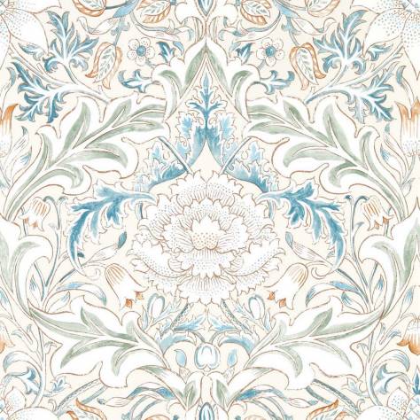 William Morris & Co Simply Morris Wallpapers Simply Severn Wallpaper - Bayleaf/Annatto - MSIM217074