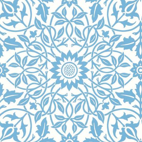 William Morris & Co Simply Morris Wallpapers St James Ceiling Wallpaper - China Blue - MSIM217079