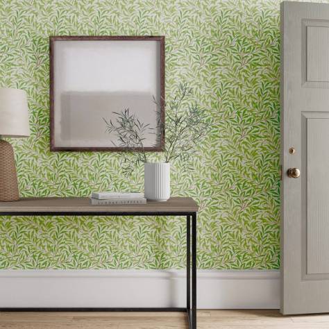 William Morris & Co Simply Morris Wallpapers Willow Boughs Wallpaper - Leaf Green - MSIM217081