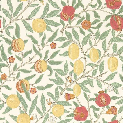 William Morris & Co Simply Morris Wallpapers Fruit Wallpaper - Bayleaf/Russet - MSIM217087