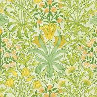 Woodland Weeds Wallpaper - Sap Green