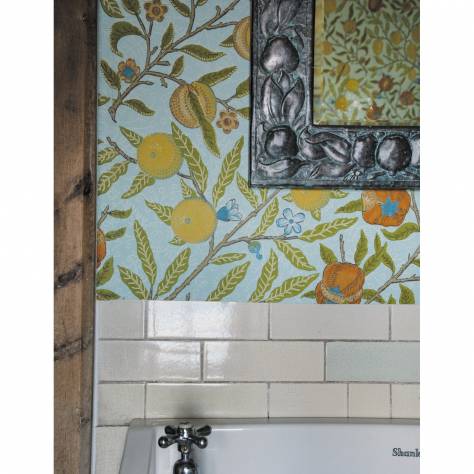 William Morris & Co Ben Pentreath Cornubia Wallpapers Fruit Wallpaper - Sky - MCOW217102