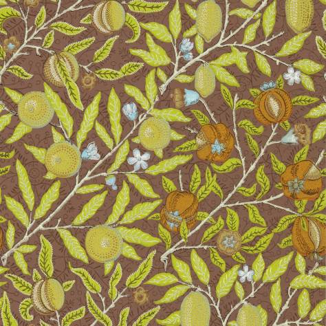 William Morris & Co Ben Pentreath Cornubia Wallpapers Fruit Wallpaper - Chocolate - MCOW217103
