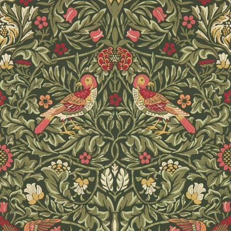 William Morris & Co Emery Walkers House Wallpapers Bird Wallpaper - Wooded Dell - MEWW217194