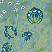Elmcote Wallpaper - Dearle Blue