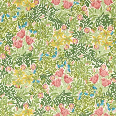 William Morris & Co Emery Walkers House Wallpapers Bower Wallpaper - Boughs Green/Rose - MEWW217205