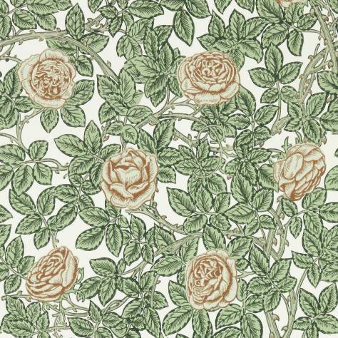 William Morris & Co Emery Walkers House Wallpapers Rambling Rose Wallpaper - Leafy Arbour/Pearwood - MEWW217208