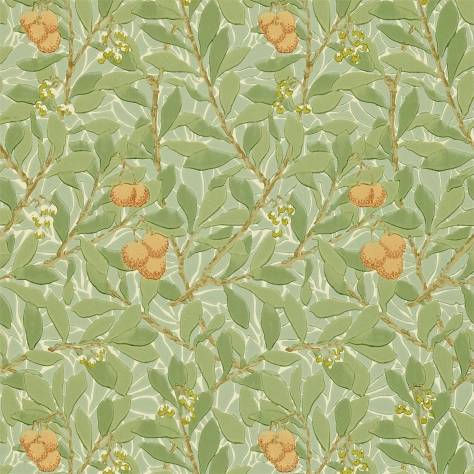 William Morris & Co Compendium II Wallpapers Arbutus Wallpaper - Green/Terracotta - DMCW210408