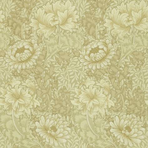 William Morris & Co Compendium II Wallpapers Chrysanthemum Wallpaper - Ivory/Canvas - DMCW210419