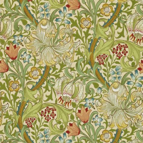 William Morris & Co Compendium II Wallpapers Golden Lily Wallpaper - Pale Biscuit - DMCW210431