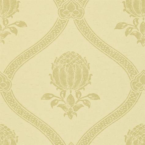 William Morris & Co Compendium II Wallpapers Granada Wallpaper - Cream/Silver - DMCW210434