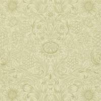 Sunflower Etch Wallpaper - Parchment/Gold