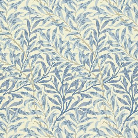 Willow Boughs Wallpaper - Blue (DMCW210491) - William Morris & Co  Compendium II Wallpapers Collection
