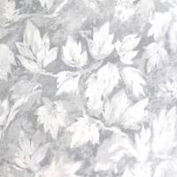 Fresco Leaf Wallpaper - Silver