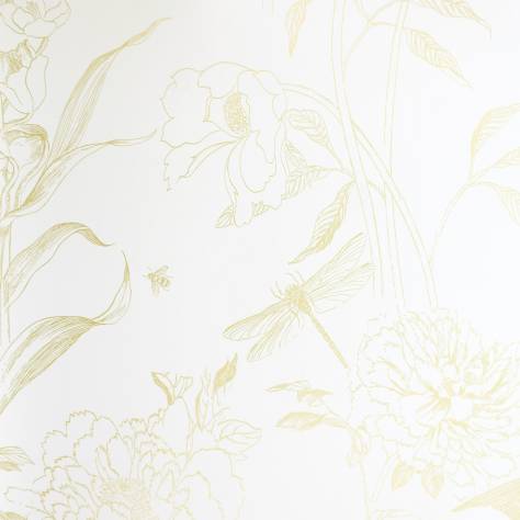Designers Guild Jardin Des Plantes Wallpapers Sibylla Garden Wallpaper - Gold - PDG721/02