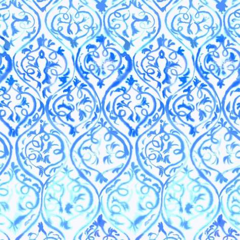 Designers Guild Scenes and Murals Wallpanels Arabesque Wallpaper - Cobalt - PDG1029/01