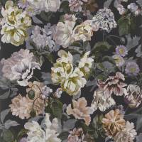 Delft Flower Wallpaper - Charcoal