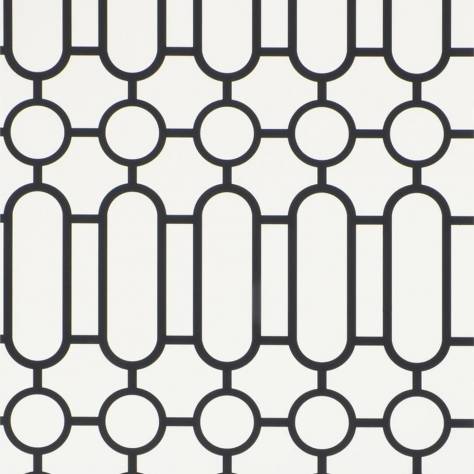 Designers Guild The Edit - Geometrics Wallpaper Porden Wallpaper - Black and White - P537/03