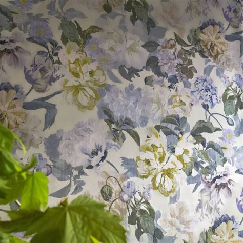 Designers Guild Tulipa Stellata Wallpapers Delft Flower Wallpaper - Gold - PDG1033/02