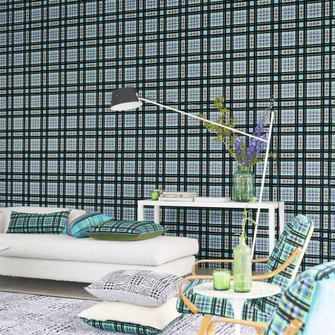 Designers Guild Scenes and Murals II Wallcoverings Chennai Wallcovering - Azure - PDG1143/02