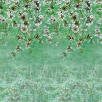 Assam Blossom Wallcovering - Emerald