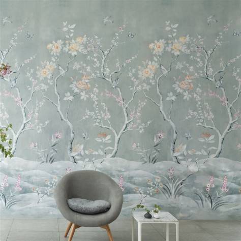 Designers Guild Scenes and Murals II Wallcoverings Manohari Wallcovering - Blossom - PDG1137/01