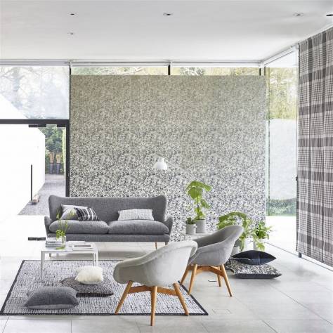 Designers Guild Scenes and Murals II Wallcoverings Odisha Wallcovering - Graphite - PDG1138/01