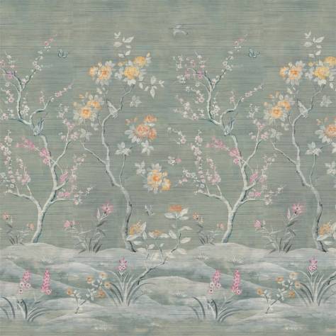 Designers Guild Scenes and Murals II Wallcoverings Manohari Grasscloth Wallcovering - Blossom - PDG1145/01