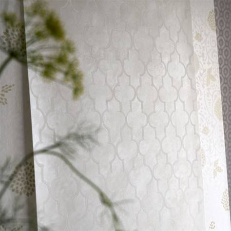 Designers Guild Porcelaine De Chine Wallpapers Pergola Trellis Wallpaper - Graphite - PDG1151/01
