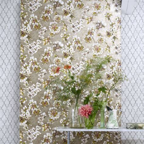 Designers Guild Porcelaine De Chine Wallpapers Fleur D'assam Wallpaper - Cameo - PDG1148/04