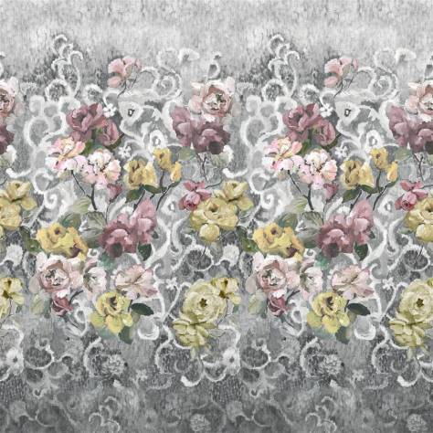 Designers Guild Tapestry Flower Prints & Panels Tapestry Flower Panel - Platinum - PDG1153/04