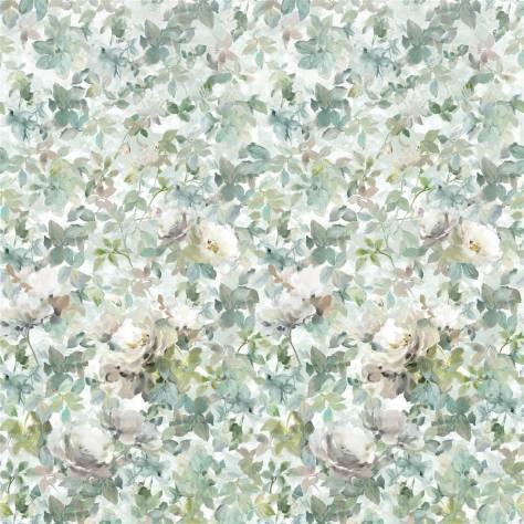 Designers Guild Tapestry Flower Prints & Panels Thelmas Garden Panel - Celadon - PDG1155/01