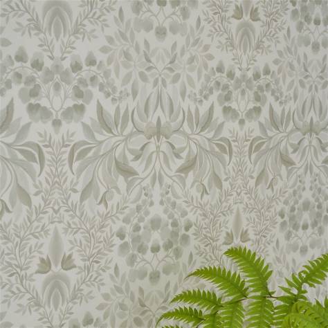 Designers Guild Ikebana Wallpapers Karakusa Wallpaper - Chalk - PDG1157/01