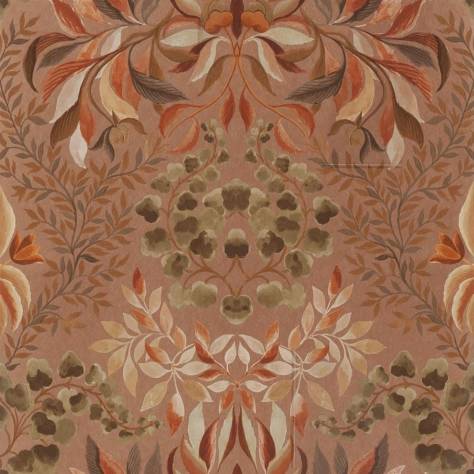 Designers Guild Ikebana Wallpapers Karakusa Wallpaper - Copper - PDG1157/03