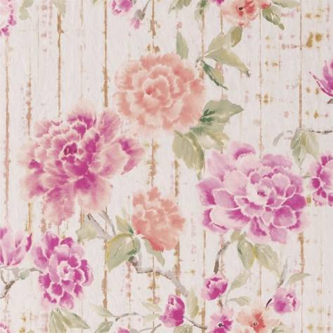 Designers Guild Ikebana Wallpapers Kyoto Flower Wallpaper - Coral - PDG1158/02