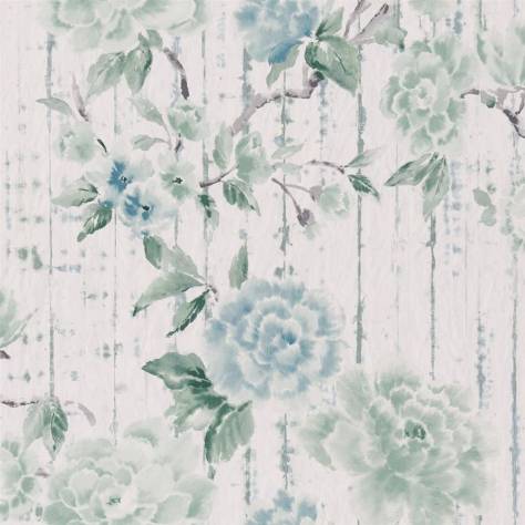 Designers Guild Ikebana Wallpapers Kyoto Flower Wallpaper - Eau de Nil - PDG1158/04