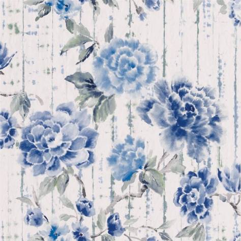 Designers Guild Ikebana Wallpapers Kyoto Flower Wallpaper - Cobalt - PDG1158/05