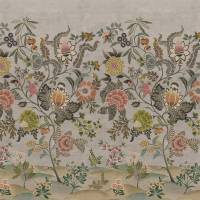 Brocart Decoratif Grasscloth Wallpaper - Sepia