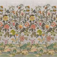 Brocart Decoratif Wallpaper - Sepia