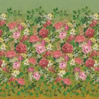 Fleurs D Artistes Wallpaper - Terracotta