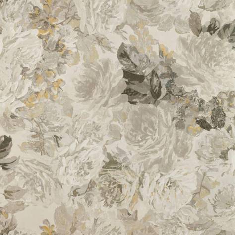 Zoffany Darnley Wallpapers Rose Absolute Wallpaper - Linen/Gold - ZDAR312853