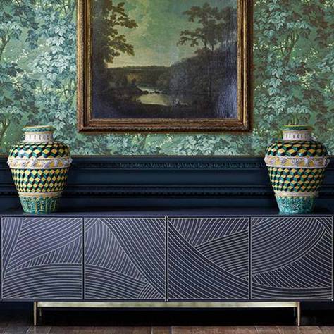 Zoffany Darnley Wallpapers Richmond Park Wallpaper - Evergreen - ZDAR312857