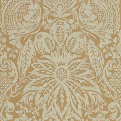 Zoffany Darnley Wallpapers Mitford Damask Wallpaper - Antique Gold - ZDAR312862