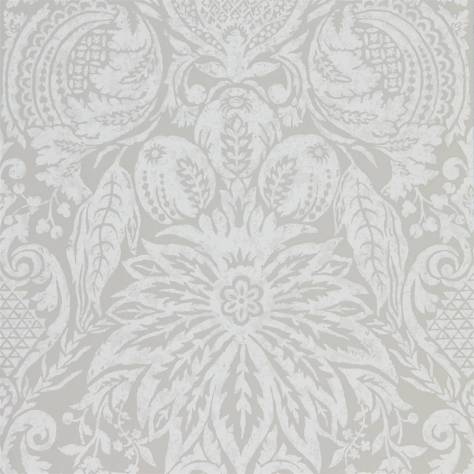 Zoffany Darnley Wallpapers Mitford Damask Wallpaper - Platinum Grey - ZDAR312863