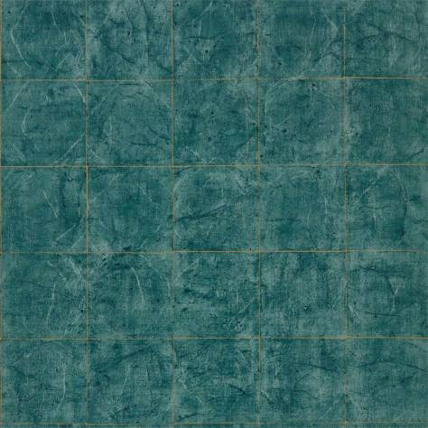 Zoffany Folio Wallpapers Piastrella Wallpaper - Huntsman Green - ZFOW312950