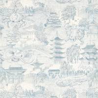 Eastern Palace Wallpaper - Indigo