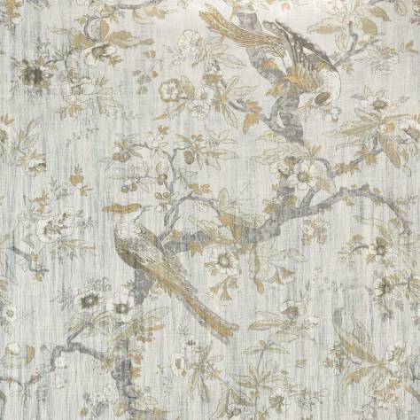 Zoffany Cotswolds Manor Wallpapers Chintz Lustre Wallpaper - Quartz Grey - ZCOT313013